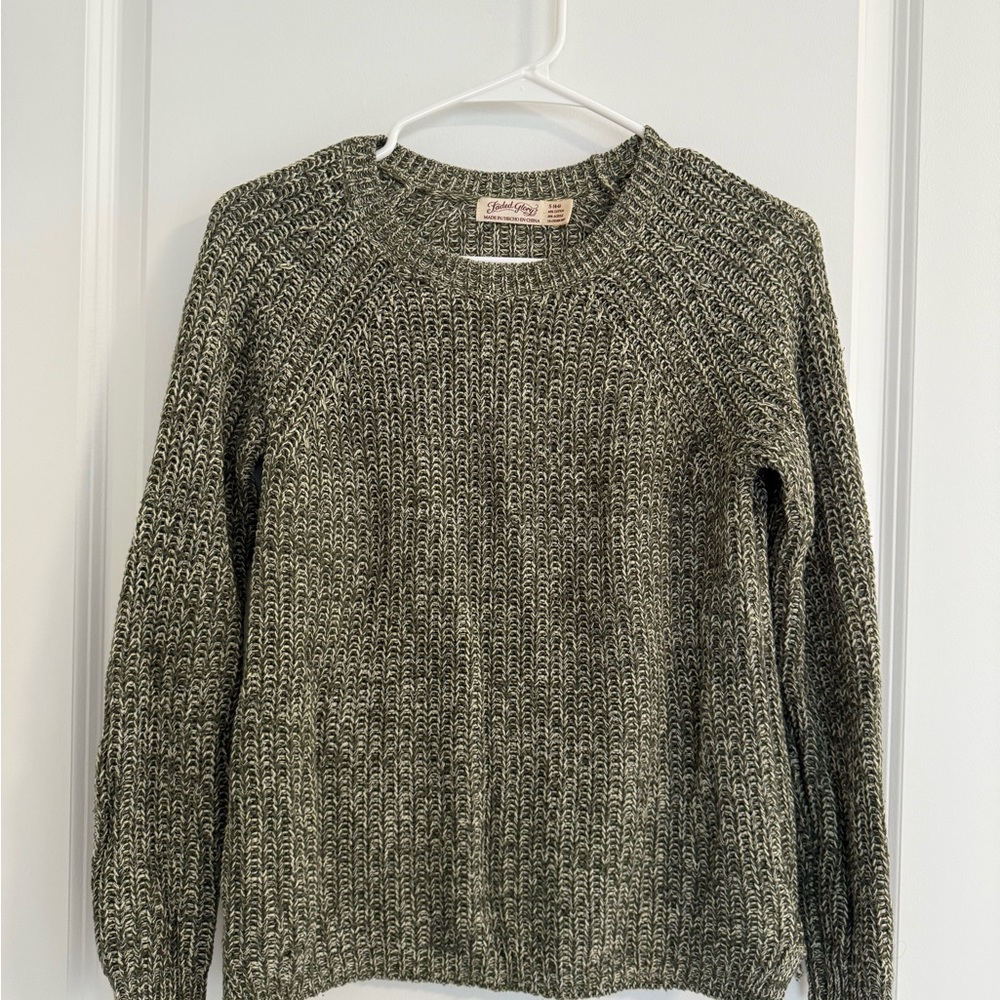 Faded Glory Women's Knit Sweater - Olive